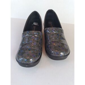 My Street Clogs‎ Floral Comfort Slip On Shoes Mules Garden Shoes